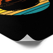 krommingsstone van de Retro Poster (Hoek)