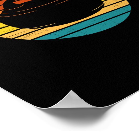 krommingsstone van de Retro Poster (Hoek)