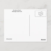 Kronborg Castle, Helsingør, Denemarken Briefkaart (Achterkant)