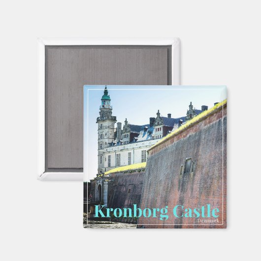 Kronborg Denmark Souvenir Magnet (Voorkant / Achterkant)