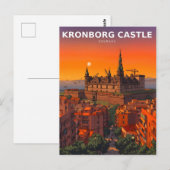 Kronborg Kasteel Denemarken Hamlet Fort Briefkaart (Voorkant / Achterkant)