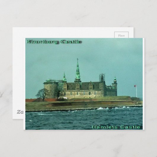 Kronborgs Castle Hamlets Castle in Denemarken Briefkaart (Voorkant / Achterkant)