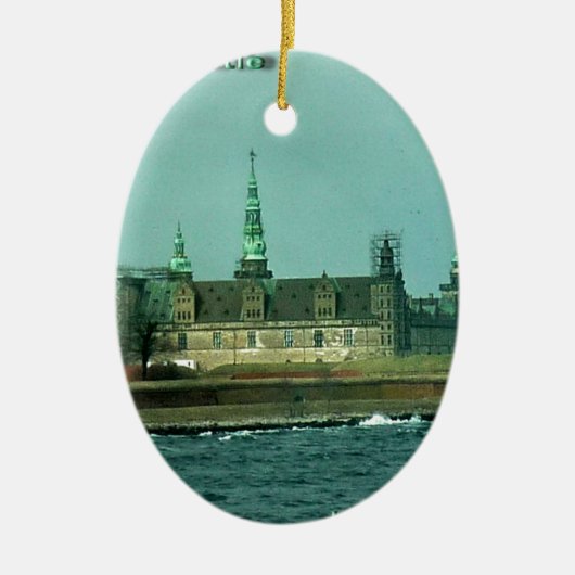 Kronborgs Castle Hamlets Castle in Denemarken Keramisch Ornament (Voorkant)