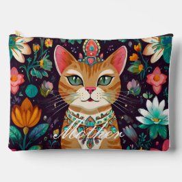 Kronen Bejeweled Cat Print Cut Naaizak Etui