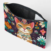 Kronen Bejeweled Cat Print Cut Naaizak Etui (Open)