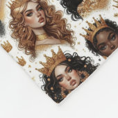 Kronen in een wijsheidsdeken fleece deken (Hoek)