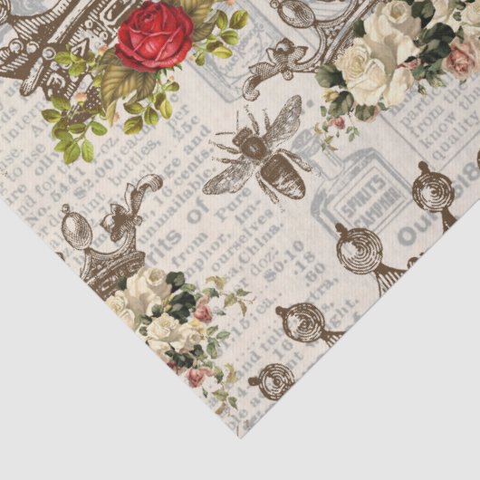  kronen met bijen ontkoppelen tissuepapier (Detail)