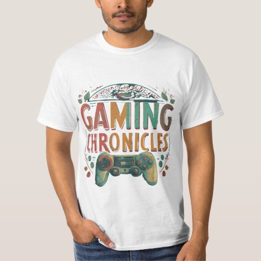 Kronieken van games t-shirt (Voorkant)