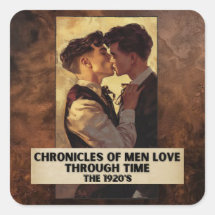 Kronieken van Mannen Liefde Door Tijd, De jaren 19 Vierkante Sticker