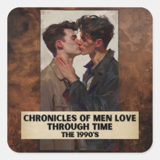 Kronieken van Mannen Liefde Door Tijd, De jaren 90 Vierkante Sticker