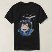 kronii hololive kronii real face kronii dakimakura t-shirt (Design voorkant)