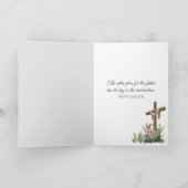 Kroning van de borst op de bijbel feestdagen kaart (Binnen)