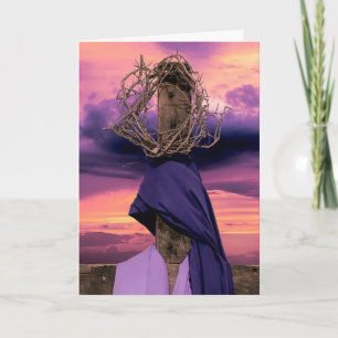 Kroning van de doorsnede feestdagen kaart