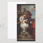Kroning van de heilige Rosalia door Anthony van Dy (Voorkant / Achterkant)