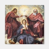 Kroning van de Maagd Maria Magneet (Voorkant)