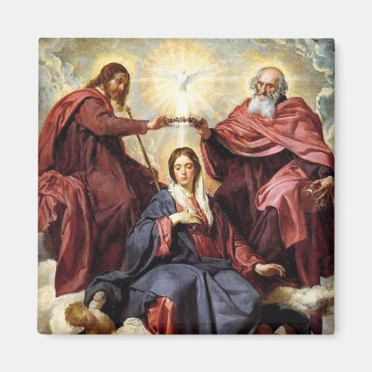 Kroning van de Maagd Maria Magneet (Voorkant)