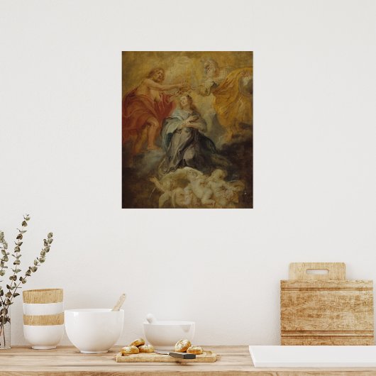 Kroning van Maria Poster (Keuken)