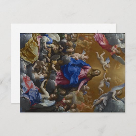 Kroning van Mary Post Kaart (Voorkant / Achterkant)