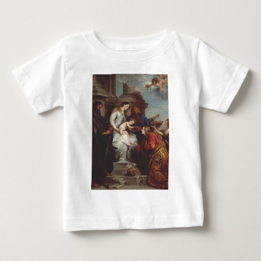 Kroning van Sint Rosalia door Anthony van Dyck (Voorkant)