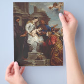 Kroning van Sint Rosalia door Anthony van Dyck Flyer (Hand)