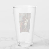 Kroning van Sint Rosalia door Anthony van Dyck Glas (Achterkant)
