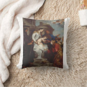 Kroning van Sint Rosalia door Anthony van Dyck Kussen (Deken)