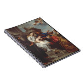 Kroning van Sint Rosalia door Anthony van Dyck Notitieboek (Rechterzijde)