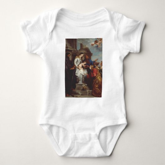 Kroning van Sint Rosalia door Anthony van Dyck Romper (Voorkant)