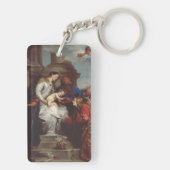 Kroning van Sint Rosalia door Anthony van Dyck Sleutelhanger (achterkant)
