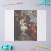 Kroning van Sint Rosalia door Anthony van Dyck Tissuepapier (Craft)