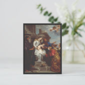 Kroning van Sint Rosalia door Anthony van Dyck Uitnodiging Briefkaart (Staand voorkant)