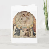 Kroning van Virgin door Fra Angelico Kaart (Voorkant)