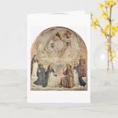 Kroning van Virgin door Fra Angelico Kaart (Gele Bloem)