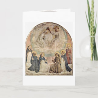 Kroning van Virgin door Fra Angelico Kaart