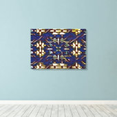 Kronkel en draad canvas afdruk (Insitu (Houten vloer))