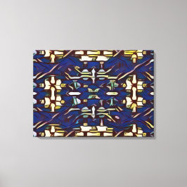 Kronkel en draad canvas afdruk