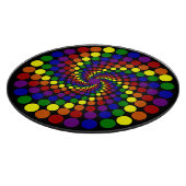 Kronkel op zwart snijvlak snijplank (Hoek)