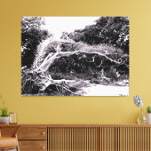 Kronkelboom aan de rand van het bos canvas afdruk (Insitu (Woonkamer))