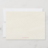 Kronkelboom en baby shower van vogels kaart (Achterkant)