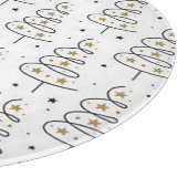 “Kronkelboom” Kerstmis Snijplank (Hoek)