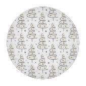 “Kronkelboom” Kerstmis Snijplank (Voorkant)