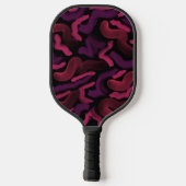 Kronkelend Abstract Ontwerp Pickleball Paddle (Achterkant)