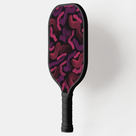 Kronkelend Abstract Ontwerp Pickleball Paddle (Links)