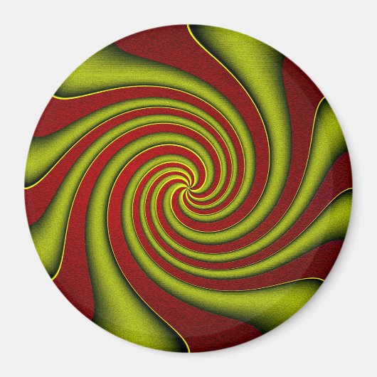 Kronkelend blad....... magneet (Voorkant)
