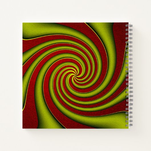 Kronkelend blad...... notitieboek (Achterkant)