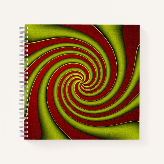 Kronkelend blad...... notitieboek (Voorkant)