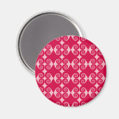 Kronkelend diamantpatroon magneet (Voorkant / Achterkant)
