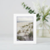 'Kronkelend hek met grasduinen' Briefkaart (Staand voorkant)