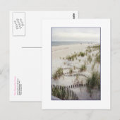 'Kronkelend hek met grasduinen' Briefkaart (Voorkant / Achterkant)