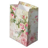 Kronkelend op  collage Bridesmaid Dank u Medium Cadeauzakje (Achterkant Gekanteld)